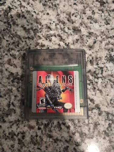 Aliens Thanatos Encounter Nintendo Game Boy Color Cleaned & Tested Authentic