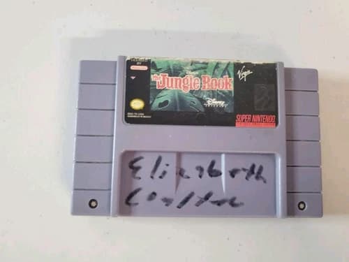 Disney's The Jungle Book Super Nintendo Entertainment System 1994 Cleaned Tested