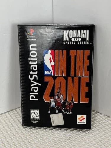 NBA In The Zone Konami Sony PlayStation 1 PS1 Longbox-Complete CIB