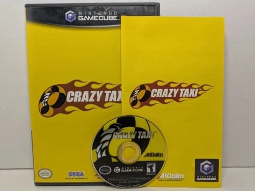 Crazy Taxi (Nintendo GameCube, 2001) CIB Complete Tested Working