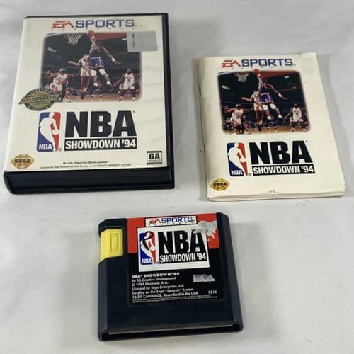 NBA Showdown '94 (Sega Genesis, 1993) Complete in Box CIB LIMITED EDITION