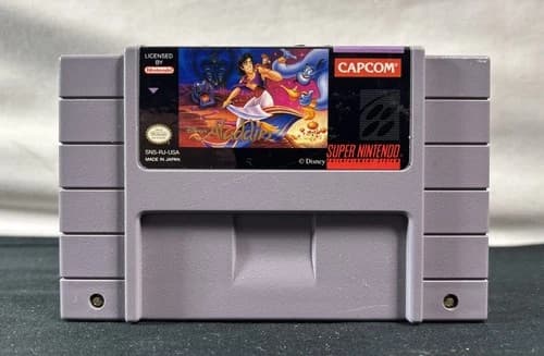 Disney's Aladdin Super Nintendo SNES Game Cartridge Only - Tested