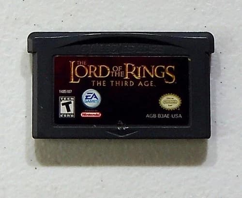 The Lord of the Rings The Third Age Game Boy Advance RPG Video Game
