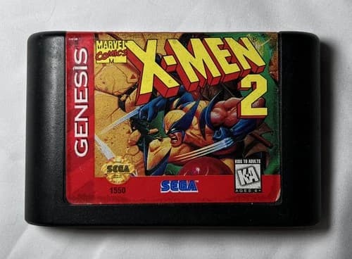 Marvel X-Men 2: Clone Wars - Sega Genesis Cartridge Only Tested Working