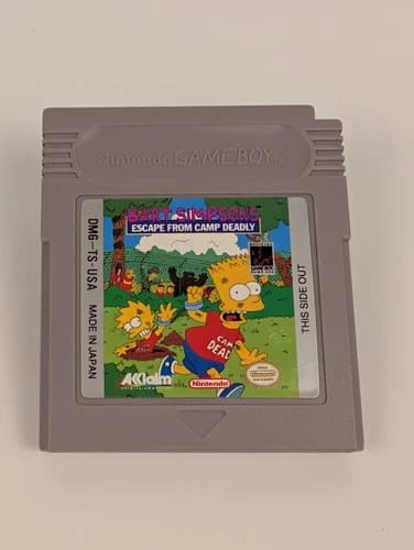 Bart Simpson's Escape From Camp Deadly (Nintendo Game Boy) Cartridge Only⬅️🔥