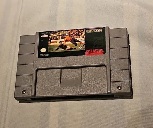 Capcom's Soccer Shootout (Super Nintendo Entertainment System SNES) free shippin