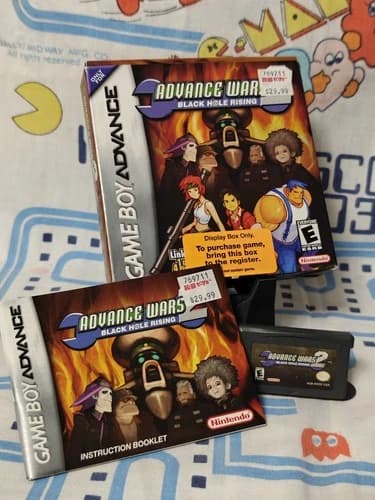 Advance Wars 2: Black Hole Rising (Nintendo Game Boy Advance, 2003) CIB KB Toys
