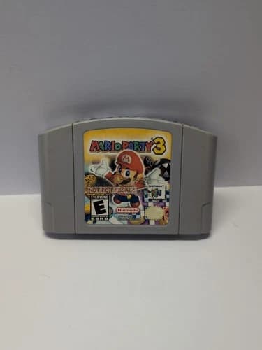 Mario Party 3 Nintendo 64 N64 Not For Resale NFR Cart Tested CONDITION FAST