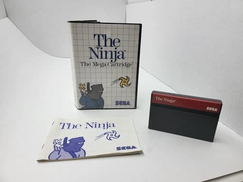 The Ninja game for the Sega Master System CIB Complete #D25