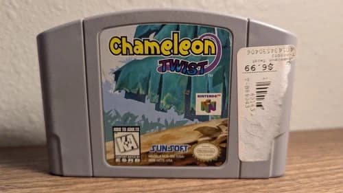 Chameleon Twist - N64 cartridge