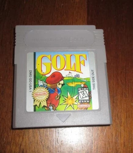 Original Nintendo Gameboy Gameboy Color Golf Game Cartridge Super Mario Tested