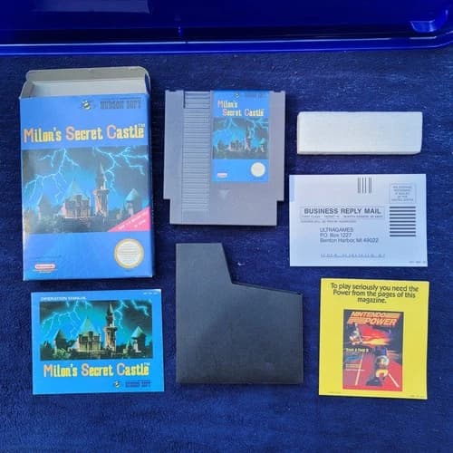 Milon's Secret Castle Nintendo NES Complete in Box CIB