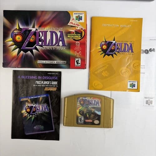 NICE Legend of Zelda: Majora's Mask Nintendo 64 N64 Collectors Edition CIB RARE
