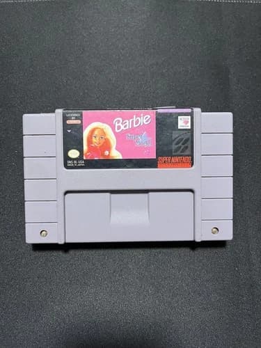 Barbie Super Model (Super Nintendo Snes) Authentic Tested
