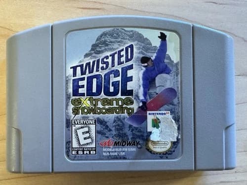 Twisted Edge Extreme Snowboarding Nintendo 64 N64 1998 Authentic Cartridge