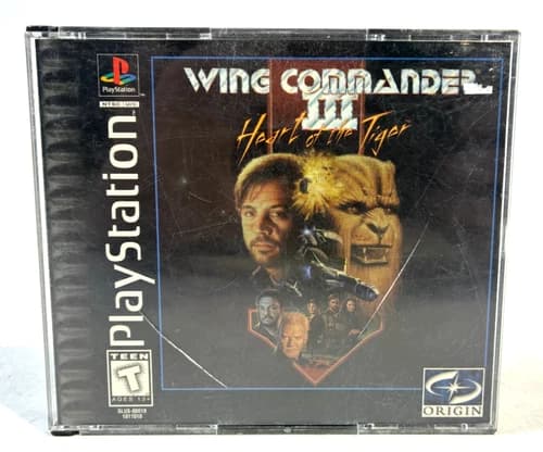Wing Commander 3: Heart of the Tiger (Playstation, 1996) Video Game CIB