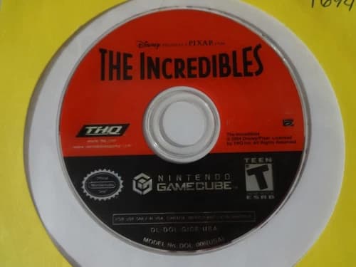 EUC The Incredibles - Nintendo Gamecube Disc Only Free Ship