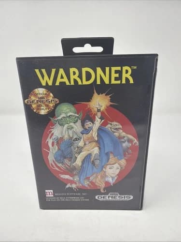 Wardner 1991 Sega Genesis Complete - CIB - Excellent Shape - RARE