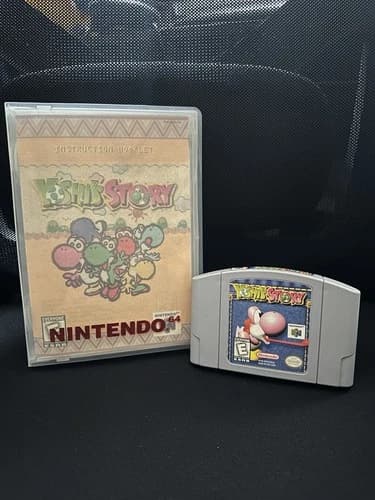 Yoshi’s Story Nintendo 64 Complete N64 Game Cartridge Manual Case