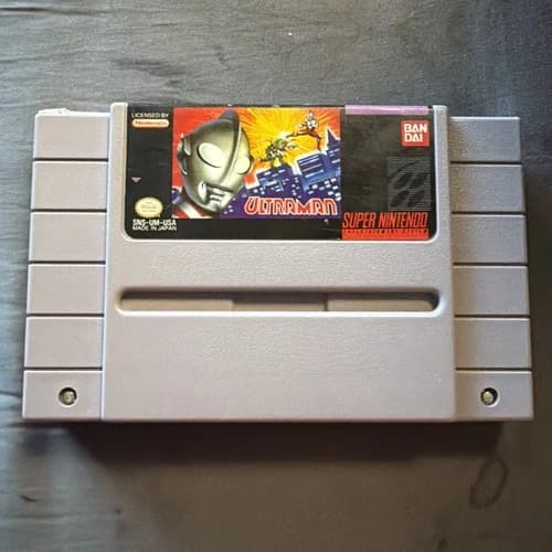 Ultraman (SNES Super Nintendo Entertainment System, 1991) Cartridge Only