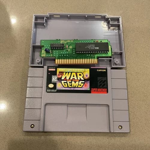 Marvel Super Heroes: War of the Gems Super Nintendo SNES Authentic