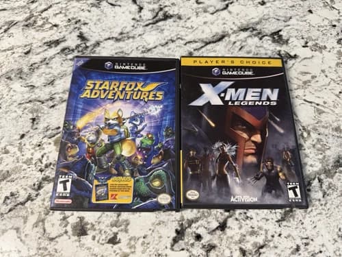 Starfox Adventures And X-Men Legends For Nintendo GameCube