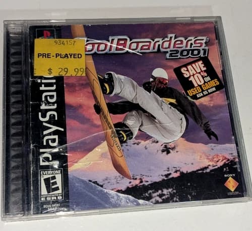 Cool Boarders 2001 (Sony PlayStation 1 PS1) *COMPLETE W/ MANUAL - TESTED*