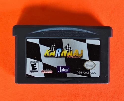 Karnaaj Rally Racing Game Boy Advance GBA Cart Only Original Shell Tested Jaleco