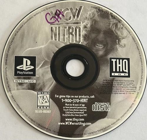 WCW Nitro -BL (Sony PlayStation 1, PS1) DISC ONLY | NO TRACKING | M1863