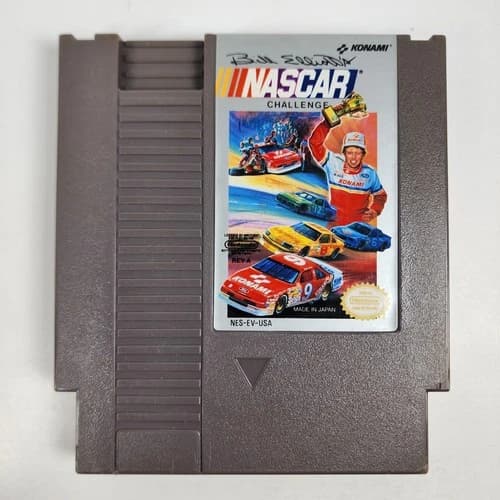 Bill Elliott's NASCAR Challenge (Nintendo NES, 1991) Cartridge Only