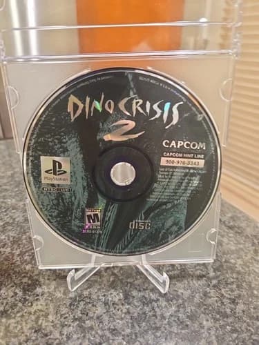 Dino Crisis 2 (Sony PlayStation 1, 2000). Professionally Resurfaced Disc Only