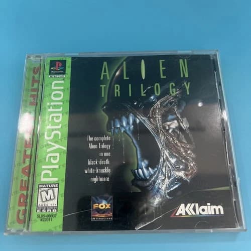 Alien Trilogy PS1 PlayStation 1 Complete CIB Greatest Hits