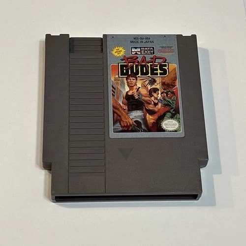 Bad Dudes (Nintendo NES) Good Condition Authentic - Free US shipping