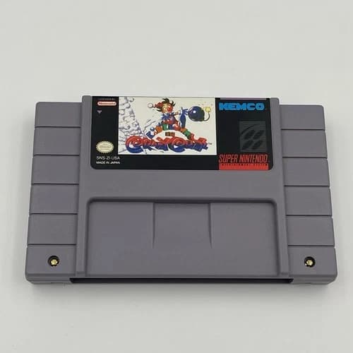 Kid Klown in Crazy Chase (Super Nintendo SNES, 1994) Authentic Cartridge Tested!