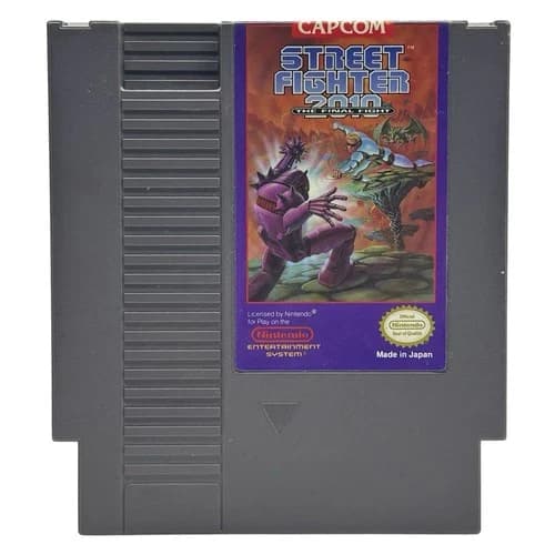 Street Fighter 2010: The Final Fight (Nintendo NES, 1990) Authentic Tested Game