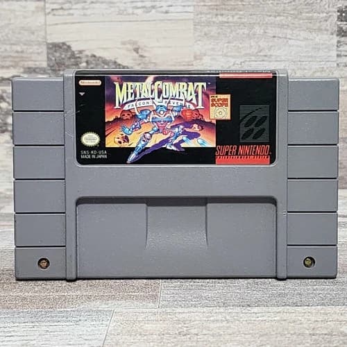 Metal Combat Falcon's Revenge (Super Nintendo System SNES) Authentic Tested