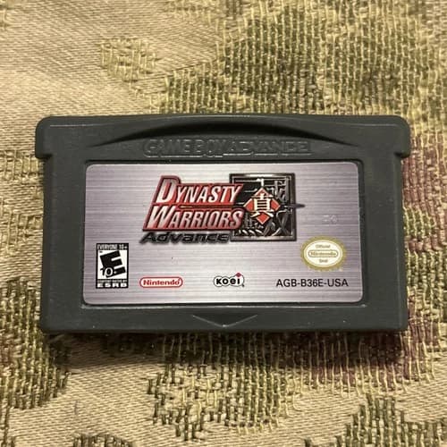 Dynasty Warriors Advance (Nintendo Game Boy Advance, 2005) Tested Authentic !!
