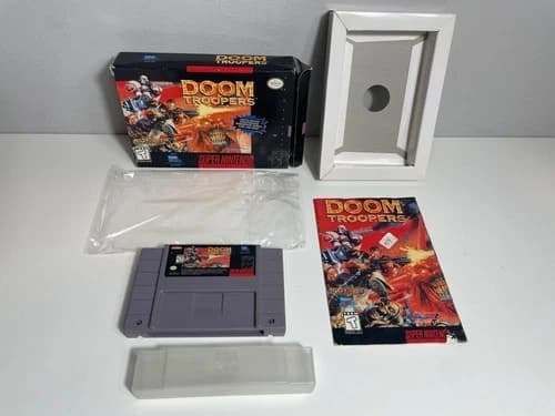 Doom Troopers SNES Super Nintendo CIB Complete Authentic