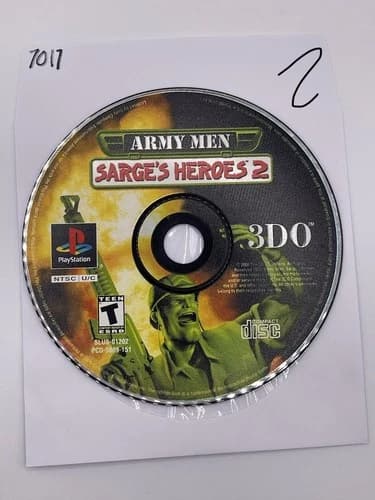 Army Men: Sarge's Heroes 2 (PlayStation 1, PS1) DISC ONLY | NO TRACKING | 7017
