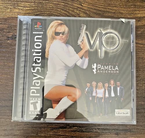 V.I.P. Starring Pamela Anderson PS1 Sony PlayStation 1 Tested Working