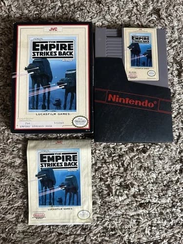 Nintendo NES Star Wars The Empire Strikes Back CIB Tested