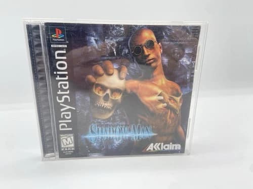 Shadow Man (Sony PlayStation 1, 1999) PS1 Black Label CIB Complete Tested!!