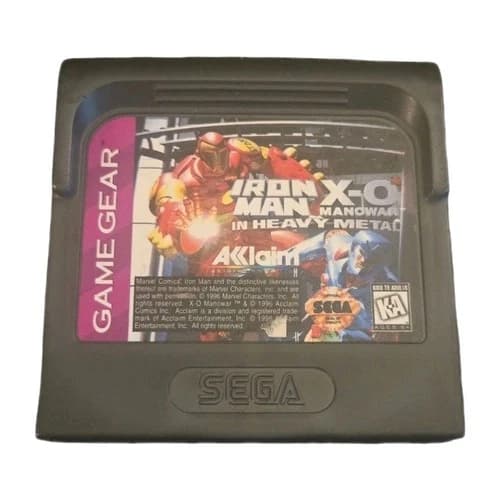 Iron Man/X-O Manowar in Heavy Metal (Sega Game Gear, 1996)