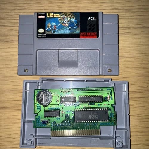 Ultima: Runes of Virtue II (Super Nintendo SNES 1994) Authentic Cart Only RPG