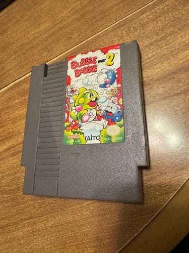 Bubble Bobble Part 2 (Nintendo NES) BB II AUTHENTIC RARE video game cart only