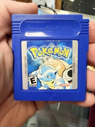 Pokemon Blue Nintendo Gameboy | AUTHENTIC | NEW BATTERY | WORKING