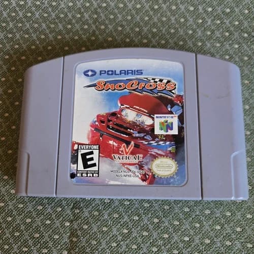 Polaris Snocross Game Cartidge for Nintendo 64 N64