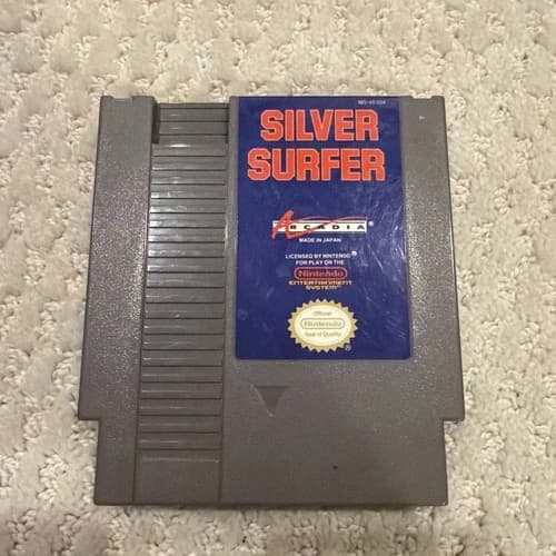 Silver Surfer NES Game Cartridge R01 W