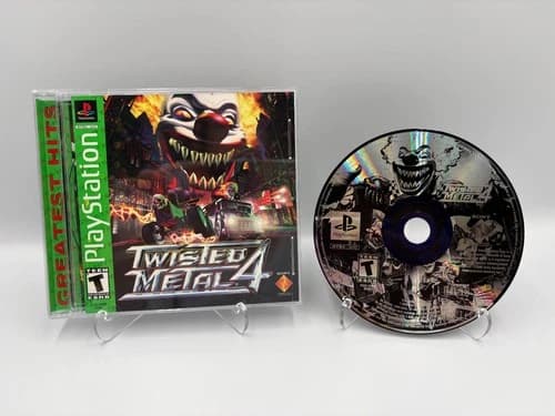 Twisted Metal 4 Greatest Hits - PlayStation 1 PS1 CIB w/ Manual Tested Pristine