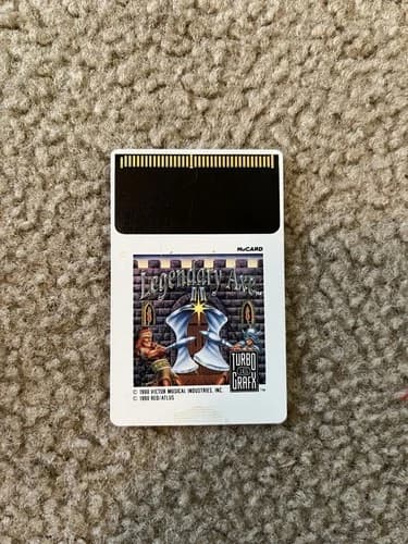 Legendary Axe II (TurboGrafx-16, 1990) Cart Only Tested Works - Authentic
